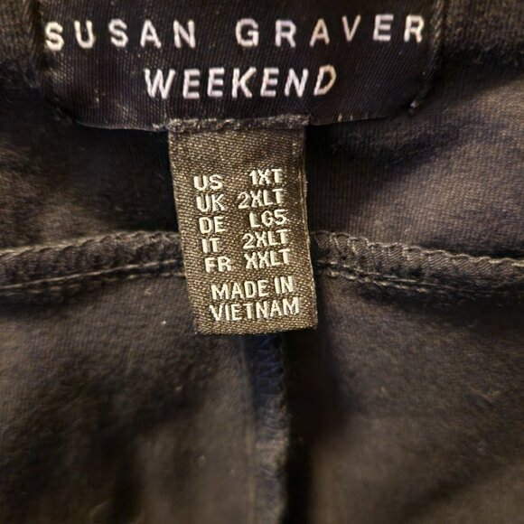 Susan Graver Weekend Tall Ankle Leggings with Pockets - Picture 6 of 7